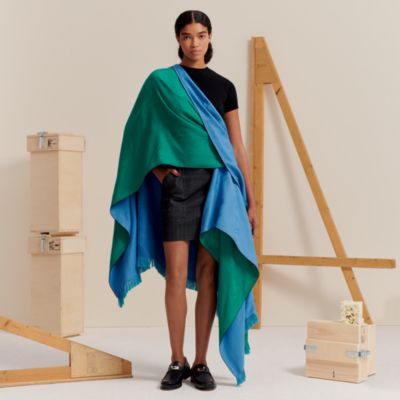 Reversible cape | Hermès USA